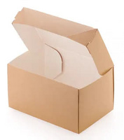 Упаковка №8 Коробка для наггетсов Крафт (150*91*70мм) Box L (25/500шт)