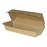 Коробка для Хот-Дога с крышкой 215*75*40мм HD BOX (50/400шт/ящ)