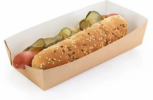 Лодочка/Лоток для Хот-Дога; Большая (OSQ Tray) 220х115х45мм 100/800