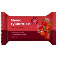Мыло туалетное (Земляничное) 100гр (OfficeClean) флоу-пак
