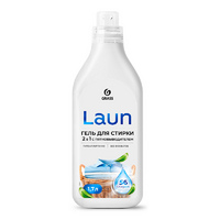 Средство для стирки гель (для всех тканей) 2 в 1 с пятновыводителем Grass Laun 1.7л (1/6ящ)