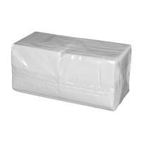 Салфетка барная (белая) 24*24см 400шт. 1/5 фасовка в мешке Best Cllean