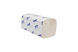 Бумажные полотенце в листах V-склад 1сл.(белая) 250шт; 22*21см; (Pro Tissue) 1/20ящ