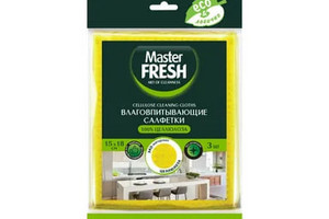 Влаговпитывающая тряпка/салфетка 5шт/уп MasterFresh (15*18см целлюлозная) 1/24шт.ящ
