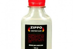 Бензин для зажигалок 100мл Zippo пластиковый 1/100