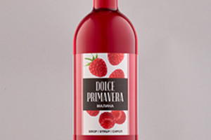 Сироп Малина 1000мл стекло (без дозатора) Dolce Primavera 1/6