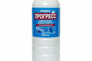 Универсальное моющее средство 1л. Прогресс (сантехника, полы, кафель и т.д.) 1/12