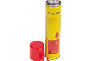 Газ для зажигалок ZIGLER 210мл с переходниками (1/24)