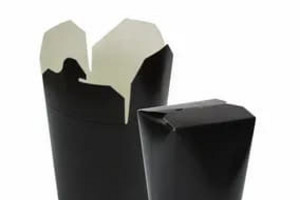 Коробка для Лапши Черная 700мл China Pack (d111, h96) 50/750шт/ящ