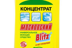 Универсальное моющее средство 1л. концентрат (сантехника, полы, кафель и т.д.) 1/6 Домбытхим Blitz